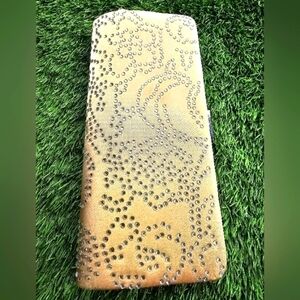 Dsw womens clutch bag in yellow rhinestones excellent